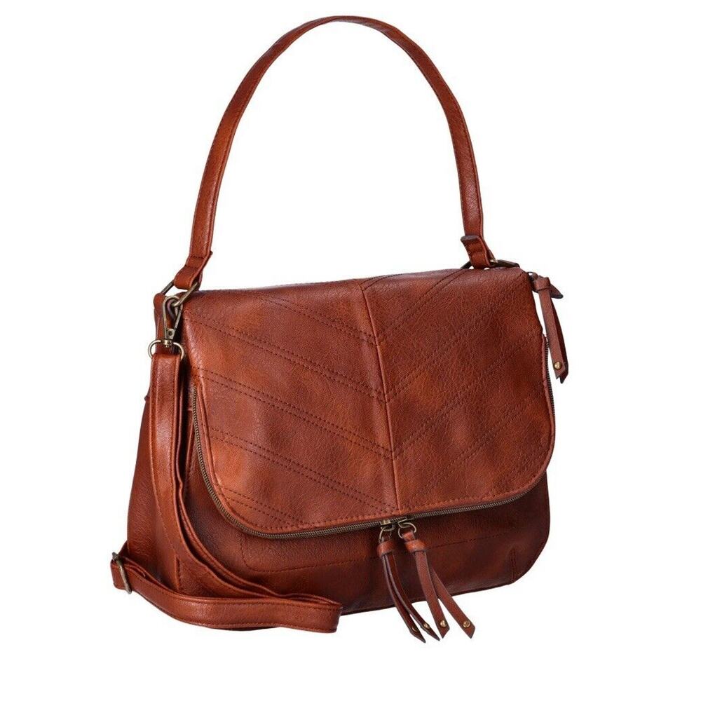 T Shirt & Jeans Women’s Shoulder Bag Purse, Addison Shoulder Bag Cognac …